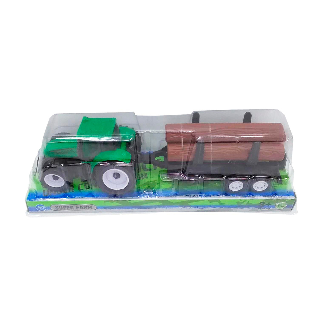 TRACTOR CON ACOPLADO A FRICCION