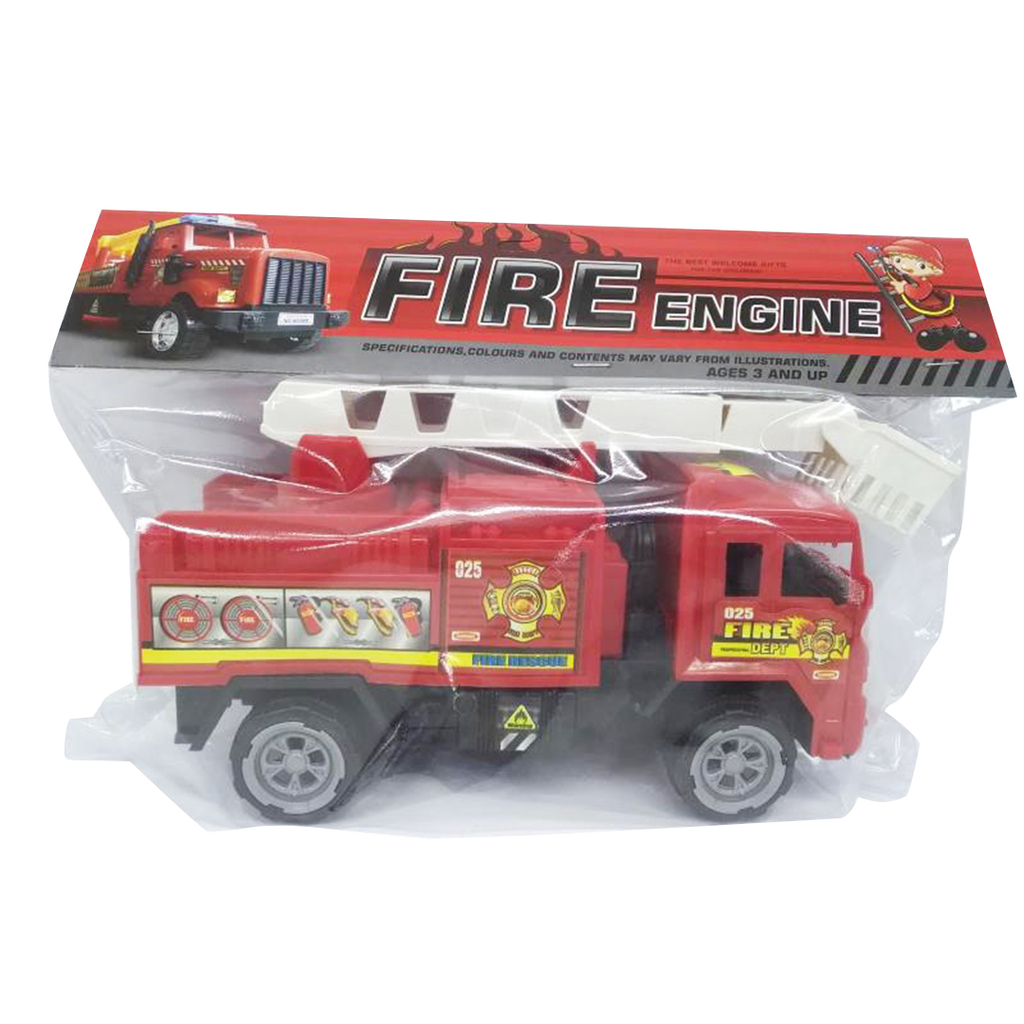 CAMION BOMBERO A FRICCION 24 X 12 X 9 CM