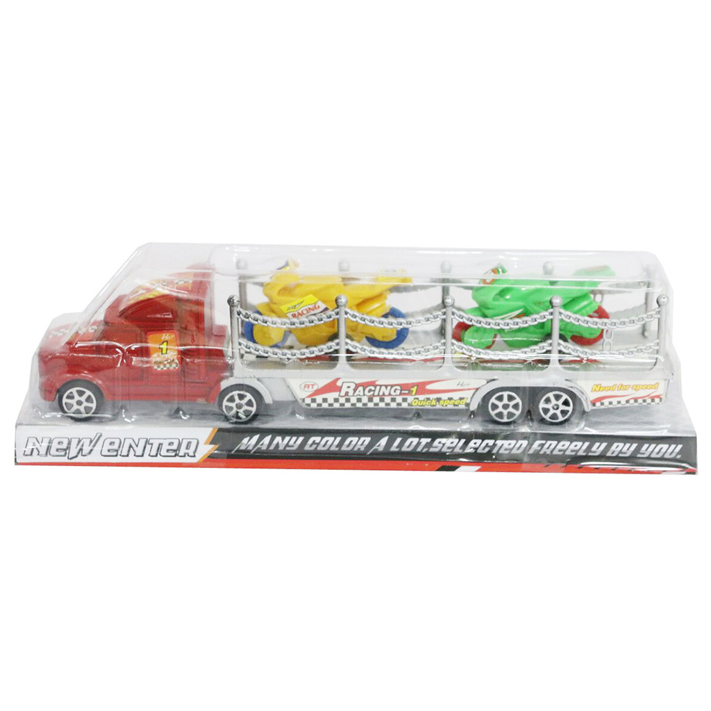 CAMION CON ACOPLADO A FRICCION 25 X 7 X 5 CM