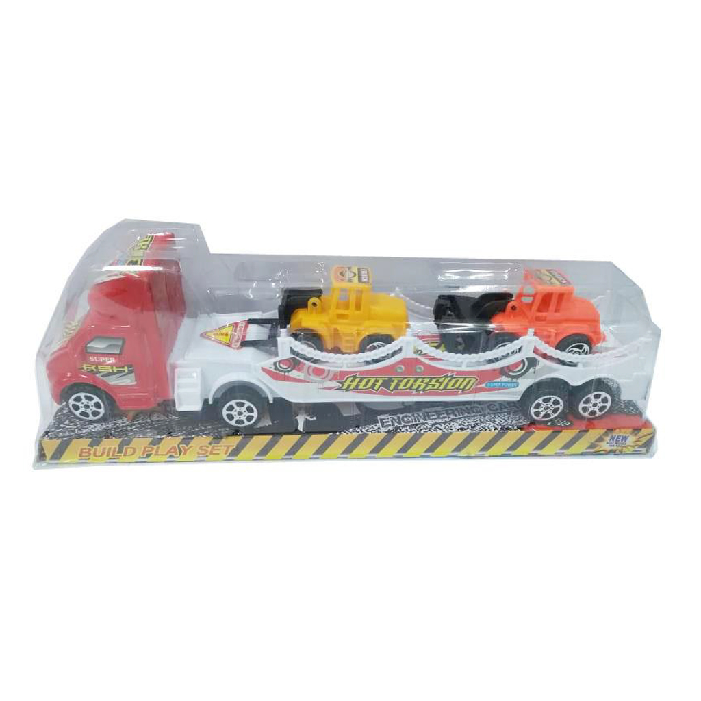 CAMION CON ACOPLADO A FRICCION 31 X 10 X 7 CM