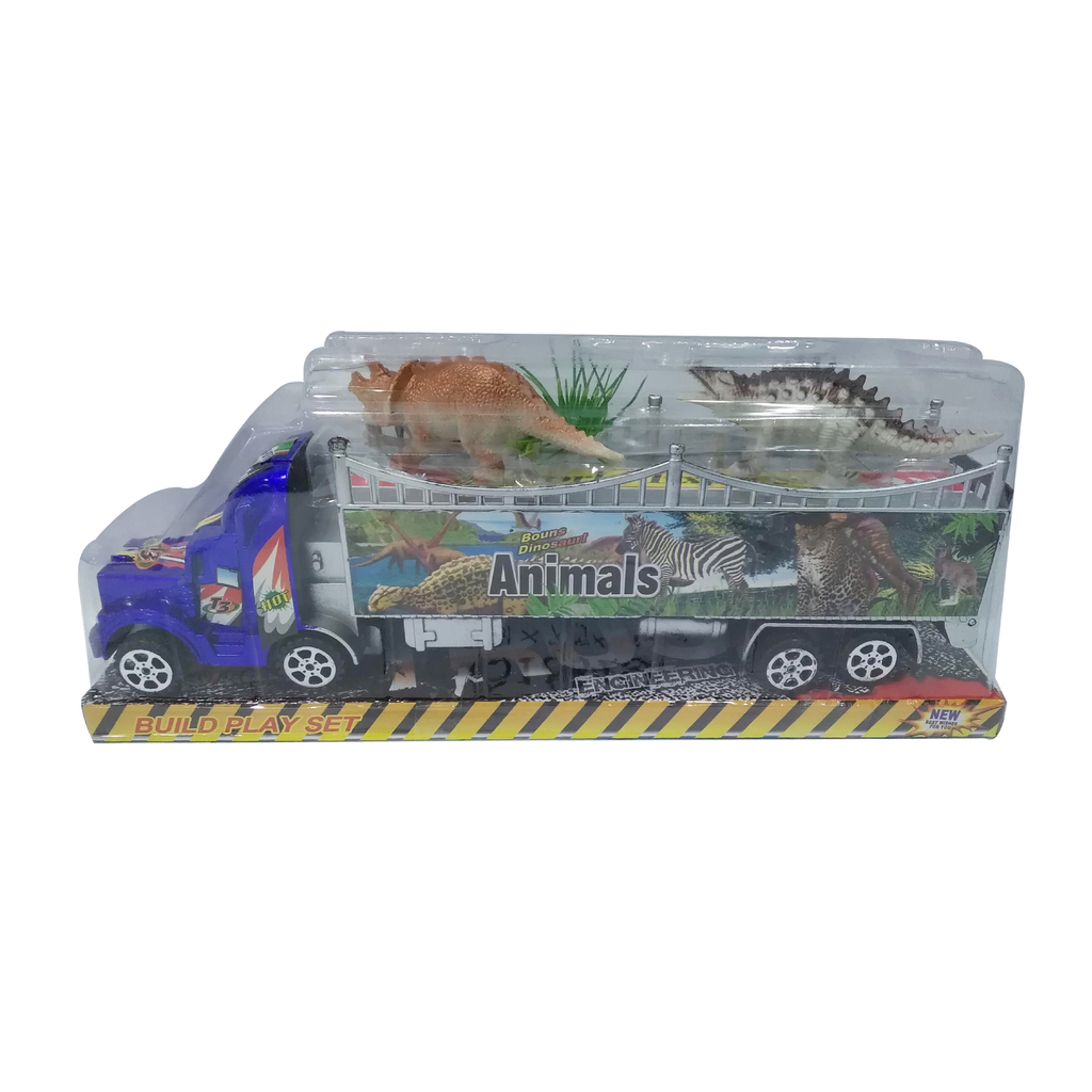 CAMION CON ACOPLADO A FRICCION 31 X 13 X 7 CM