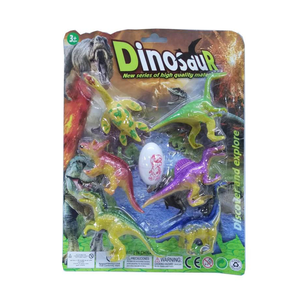 CONJUNTO DE DINOSAURIOS 28 X 21 X 3 CM