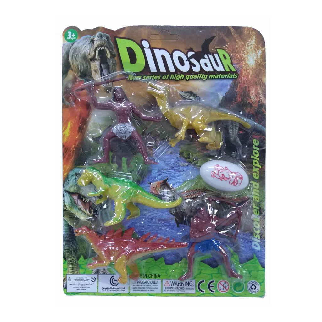 CONJUNTO DE DINOSAURIOS 28 X 21 X 4 CM