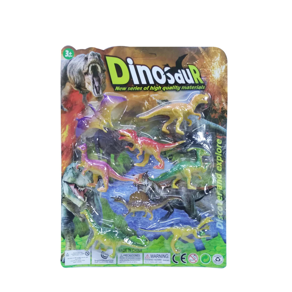 CONJUNTO DE DINOSAURIOS 28 X 21 X 4 CM