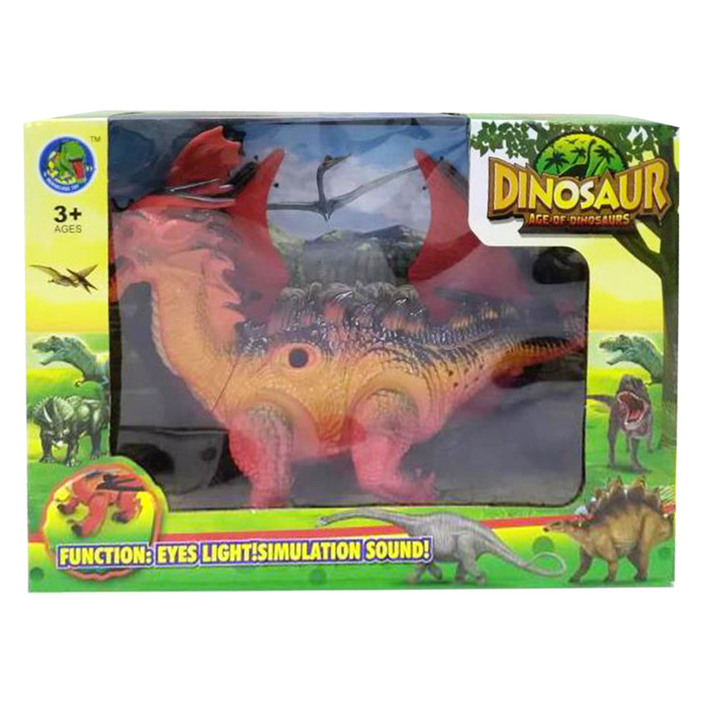 DINOSAURIO A PILA 25 X 17 X 9 CM