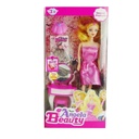 MUÑECA FASHION CON ACCESORIOS 33 X 17 X 5 CM