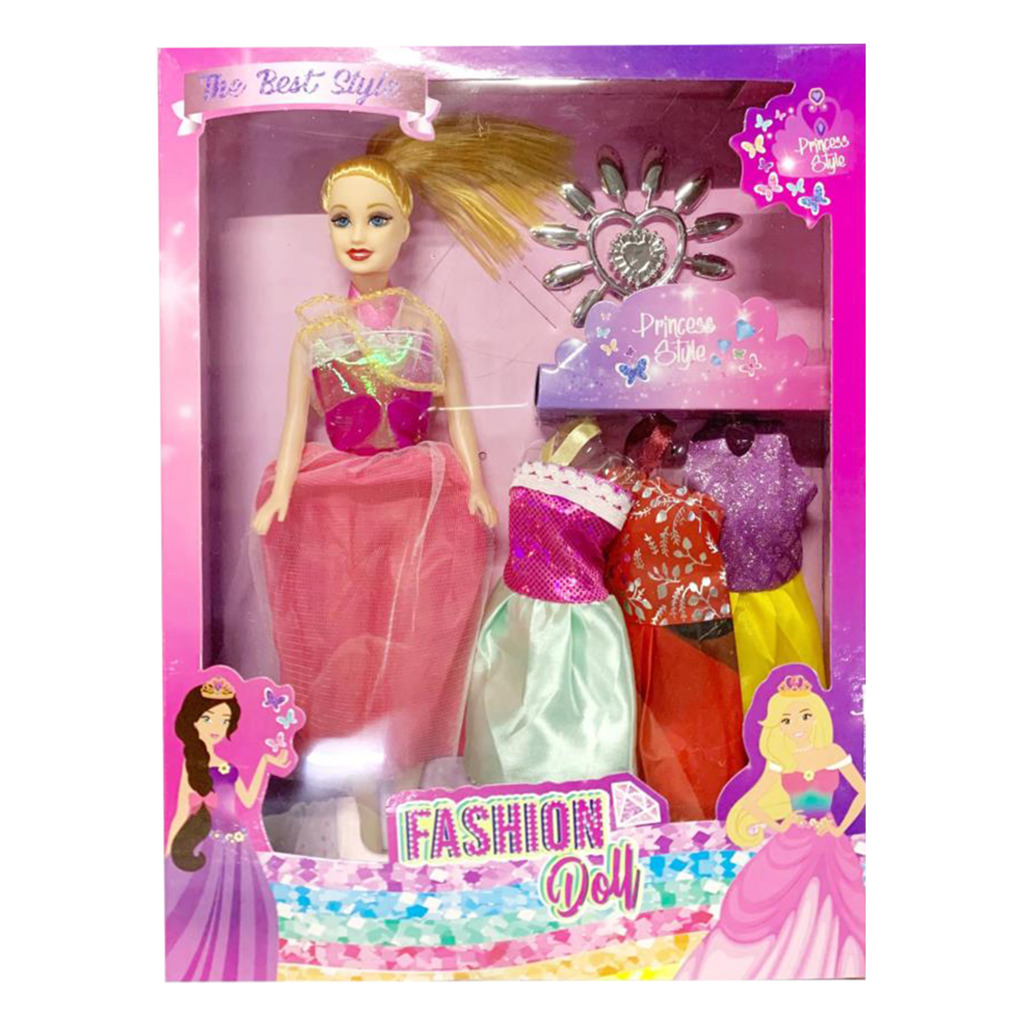 MUÑECA FASHION CON ACCESORIOS