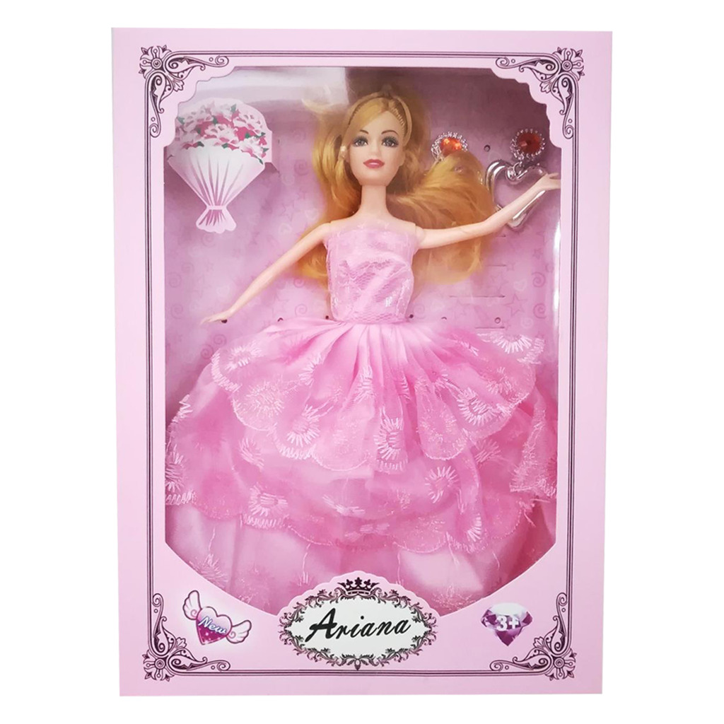 PRINCESA CON ACCESORIOS 32 X 23 X 5 CM