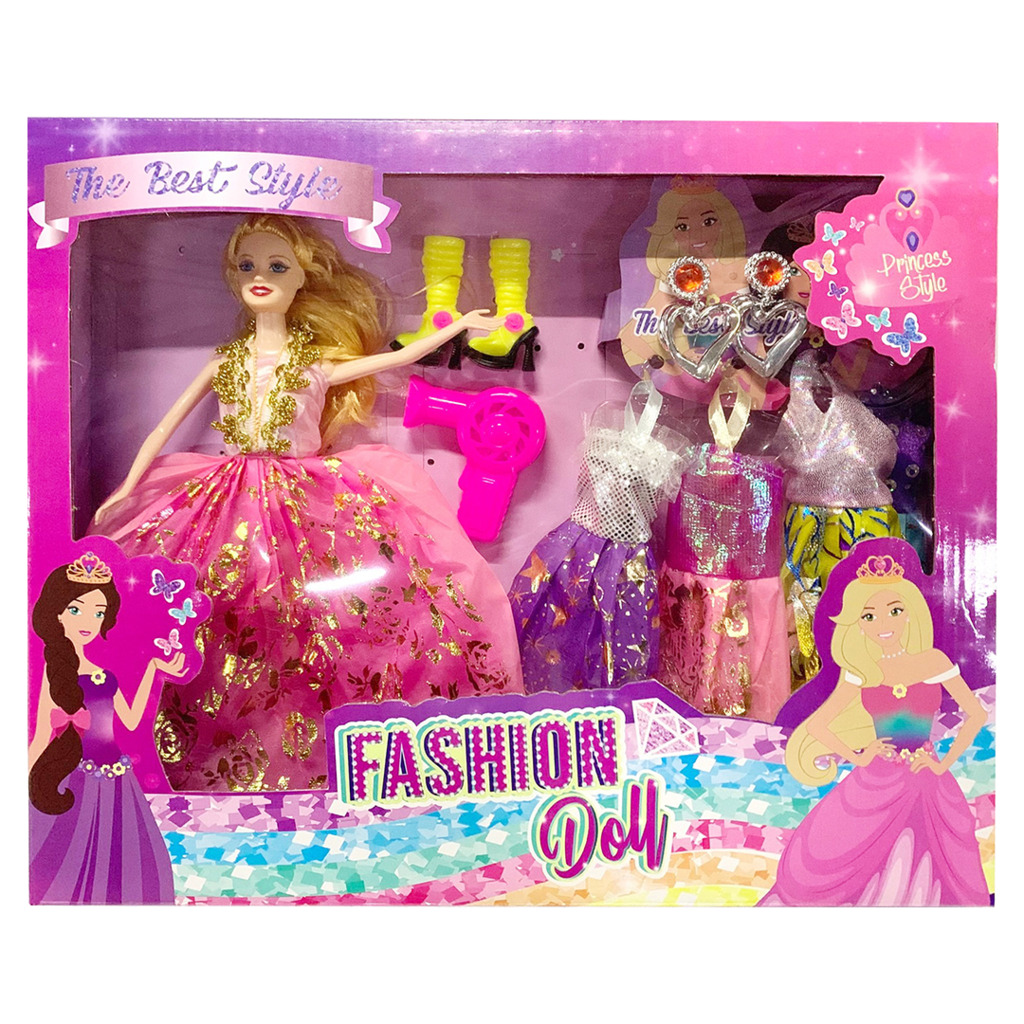 MUÑECA CON SUPER ACCESORIOS