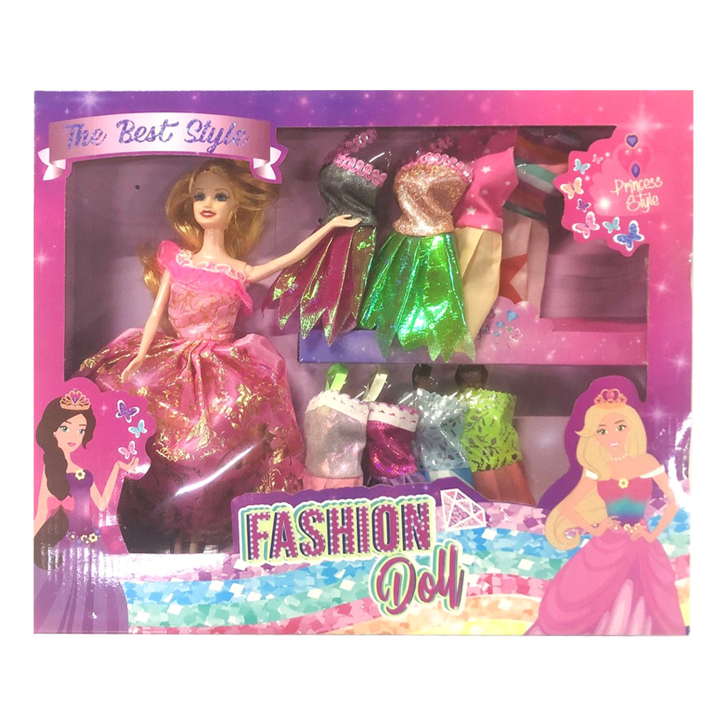MUÑECA CON SUPER ACCESORIOS