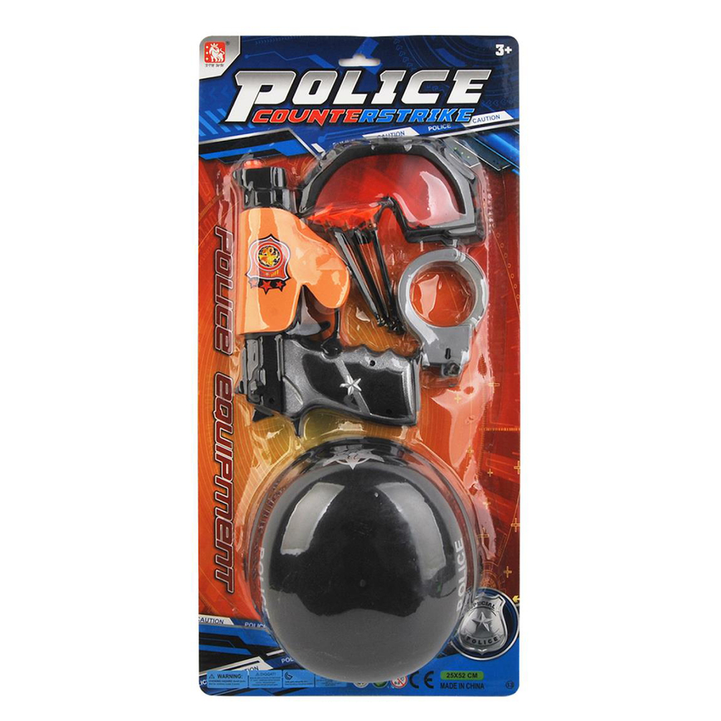 MEGA SET DE POLICIA 52 X 25 X 11 CM