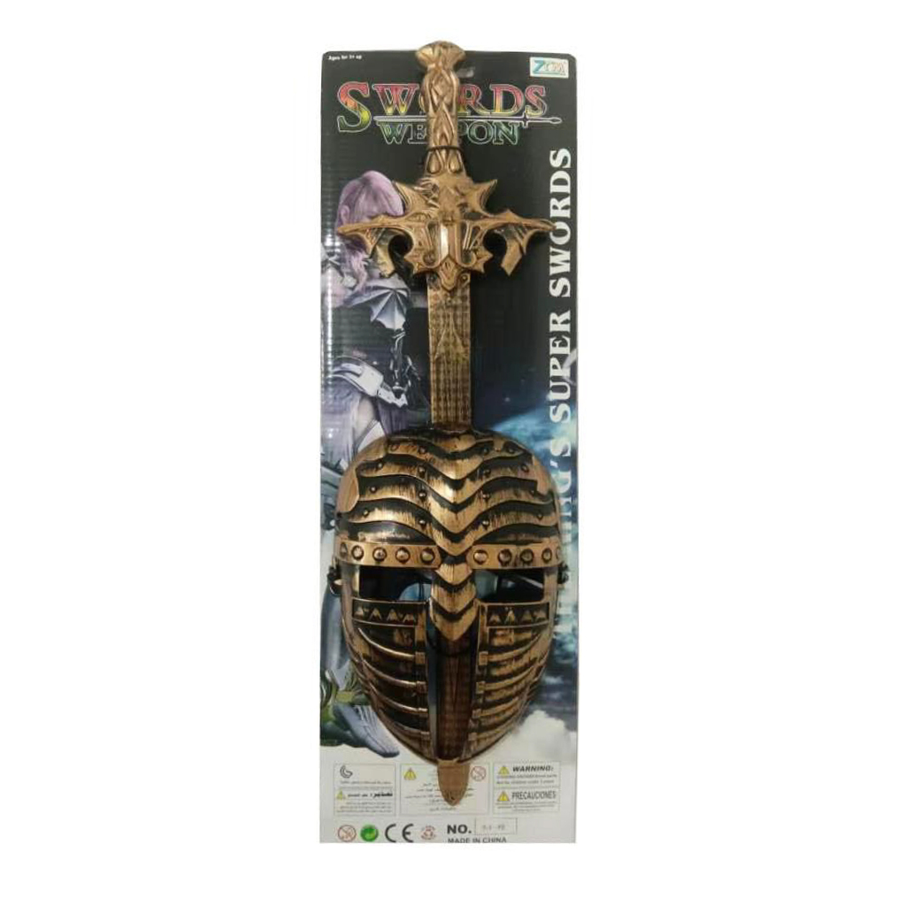 ESPADA Y ESCUDO 53 X 17 X 4 CM