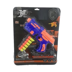 [50949] PISTOLA LANZA DARDOS 35 X 27 X 4 CM