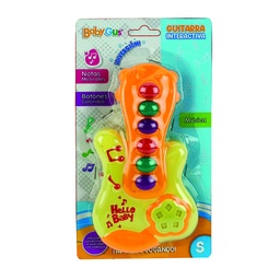 [51178] GUITARRA CON LUZ Y SONIDO 24 X 13 X 4 CM