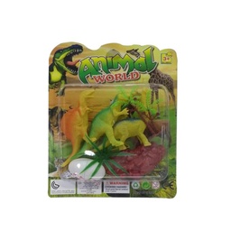 [52151] CONJUNTO DE DINOSAURIOS 15 X 13 X 3 CM