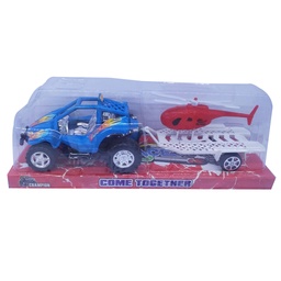 [52220] CAMION CON ACOPLADO A FRICCION 28 X 10 X 9 CM