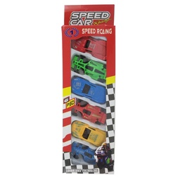 [52265] CONJUNTO DE AUTOS (6 UNIDADES) 24 X 9 X 2 CM
