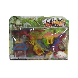 [52357] CONJUNTO DE DINOSAURIOS 29 X 21 X 4 CM