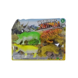 [52446] CONJUNTO DE ANIMALES 25 X 19 X 4 CM