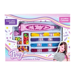 [52738] MAQUINA PARA HACER TRENZAS CON SET DE BIJOUTERIE (EN CAJA) 30 X 22 X 5 CM