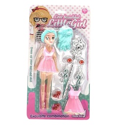 [53066] MUÑECA FASHION CON ACCESORIOS 34 X 18 X 4 CM