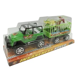 [53220] JEEP CON ACOPLADO A FRICCION 32 X 12 X 11 CM