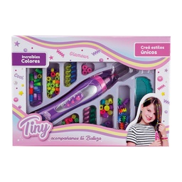 [53347] MAQUINA PARA HACER TRENZAS CON SET DE BIJOUTERI 30 X 21 X 5CM