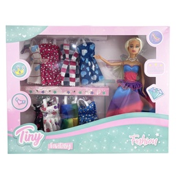 [53401] MUÑECA TINY FASHION 42 X 33 X 6 CM