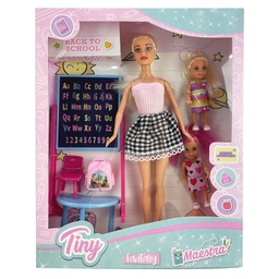 [53409] MUÑECA TINY MAESTRA 33 X 26 X 6 CM