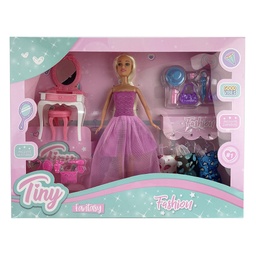[53537] MUÑECA TINY FASHION 42 X 33 X 6 CM