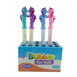 [53662] BURBUJERO UNICORNIO (24 PIEZAS / DISPLAY) BURBUJERO: 39 CM 26 X 17 X 16 CM