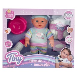 [53729] BEBOTE TINY HORA DE HACER PIPI 31 CM (CERPO DURO) 37 X 32 X 10 CM