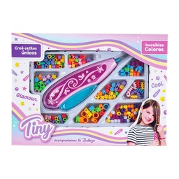 [53744] MAQUINA PARA HACER TRENZAS CON SET DE BIJOUTERIE (EN CAJA) 30 X 22 X 5CM