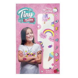 [53772] SUPER SET DE TATUAJES - DISEÑOS DIVERTIDOS TINY 25 X 15 CM