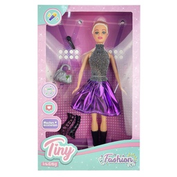 [53864] MUÑECA TINY FASHION NOCHE 32 X 26 X 5 CM