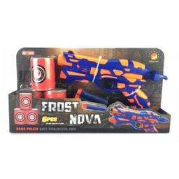 [53909] PISTOLA LANZA DARDOS CON ACCESORIOS PARA PRACTICAR 31 X 17 X 5 CM