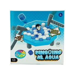 [53937] JUEGO DE MESA PINGÜINO AL AGUA 25 X 25 X 6 CM