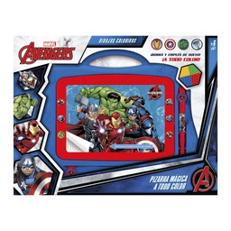 [54372] PIZARRA MAGICA A COLOR AVENGERS (EN CAJA) 24 X 20 X 6 CM