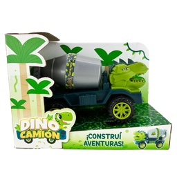 [54419] CAMION DINOSAURIO CONSTRUCCION RUEDAS DE GOMA 32 X 20 X 10 CM