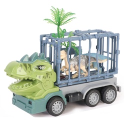 [54539] CAMION DINOSAURIO CONSTRUCCION RUEDAS DE GOMA 24 X 17 X 7 CM