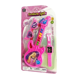 [54602] GUITARRA ELECTRICA CON ACCESORIOS 48 X 20 X 3 CM