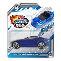 [54614] AUTO METALICO GO SPEED 16 MODELOS MIXEADOS 14 X 12 X 3 CM