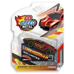 [54615] AUTO METALICO GO SPEED 12 MODELOS MIXEADOS 17 X 13 X 4 CM