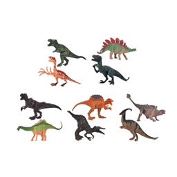 [54631] DINOSAURIOS DE GOMA (2 UNIDADES) 20 X 20 X 4 CM