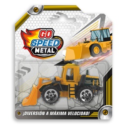 [54646] VEHICULOS DE CONSTRUCCION METALICOS GO SPEED 6 MODELOS MIXEADOS 14 X 12 X 4 CM