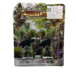 [54676] SET DE SOLDADITOS MILITAR (2 UNIDADES) 21 X 17 X 3 CM