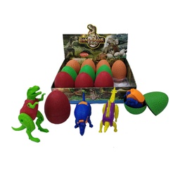 [54684] HUEVO DE DINOSAURIO PARA ARMAR 12 PIEZAS / DISPLAY 26 X 20 X 10 CM