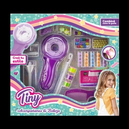 [54725] MAQUINA PARA HACER TRENZAS CON SET DE BIJOUTERIE TINY (EN CAJA) 38 X 33 X 8 CM