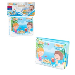 [54778] LIBRITO DIDACTICO PARA BAÑO BABY GUS 13,5 X 12 X 2,5 CM