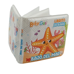 [54806] LIBRITO DIDACTICO PARA BAÑO BABY GUS 13 X 16,5 X 2,5 CM